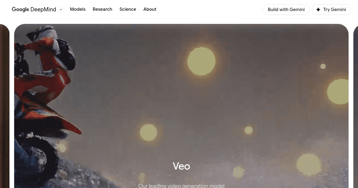 Google Veo banner