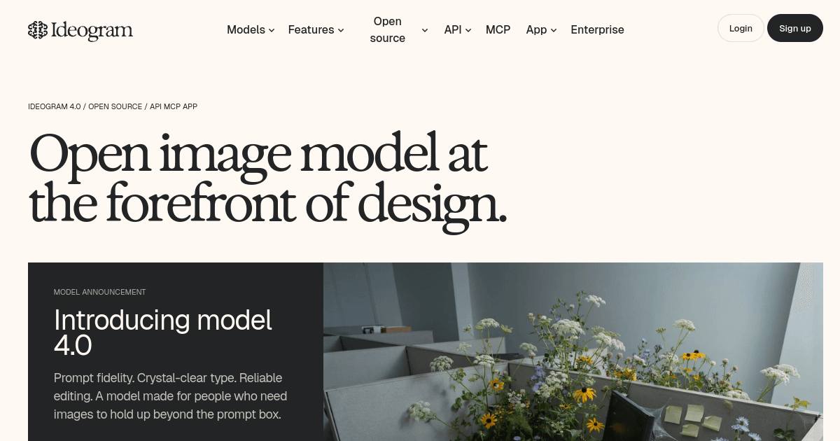 Ideogram banner