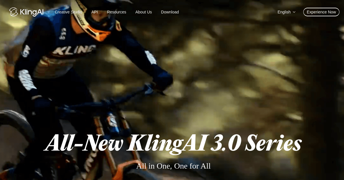 Kling AI banner