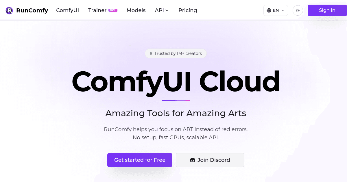 Runcomfy banner
