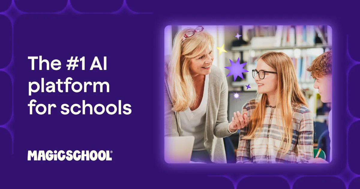 MagicSchool AI banner