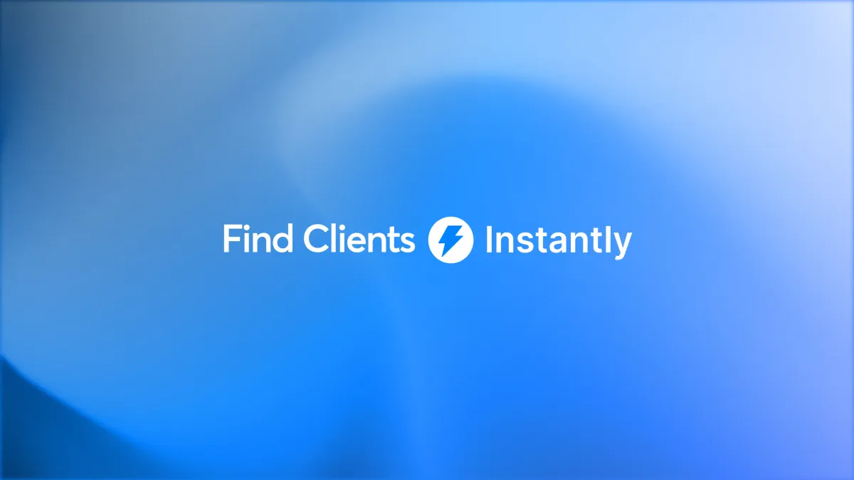 Instantly banner