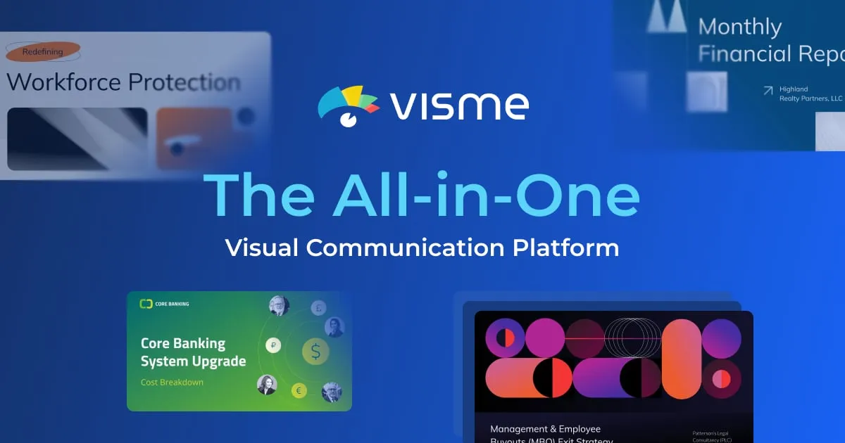 Visme banner