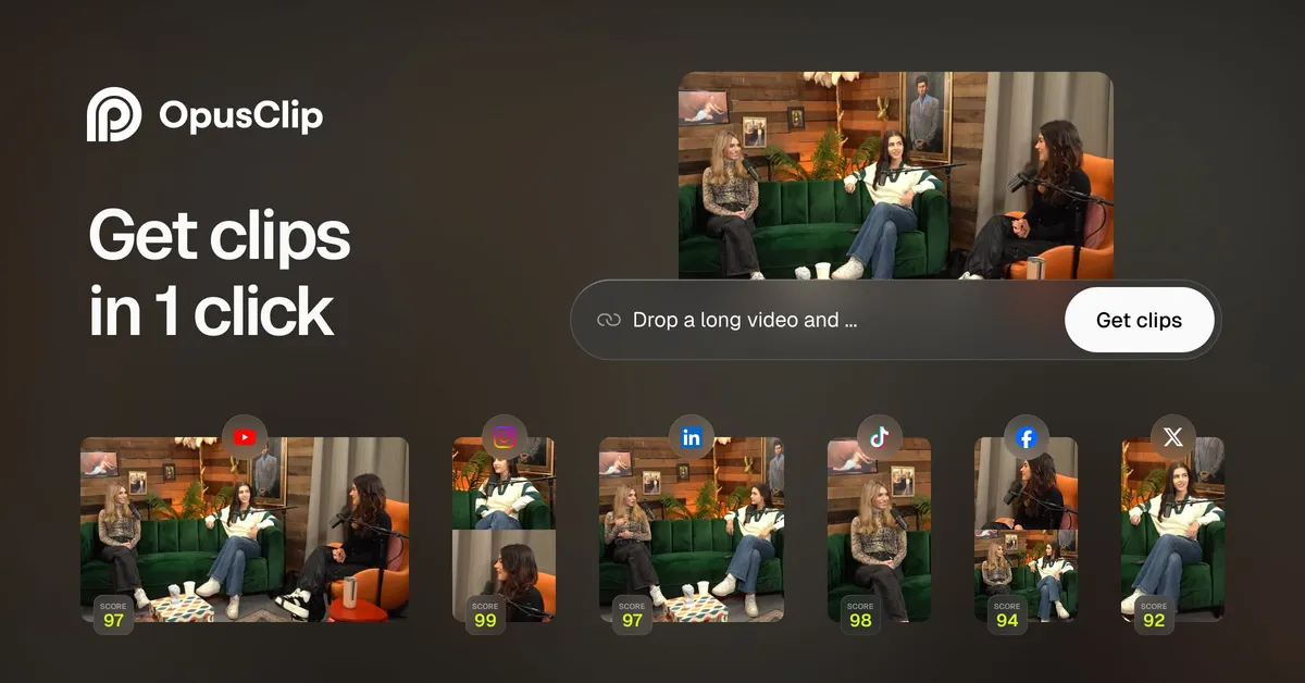 Opus Clip banner