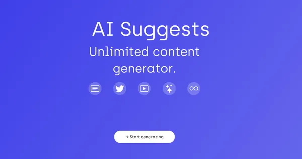 Ai Suggests banner