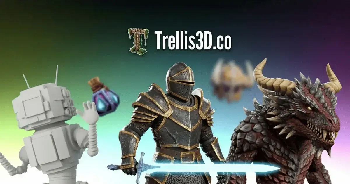 Trellis 3D Ai banner