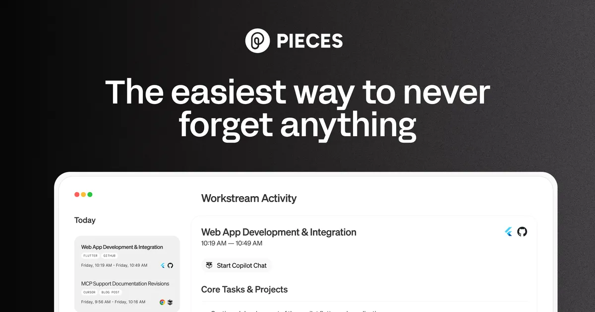 Pieces for Developers banner