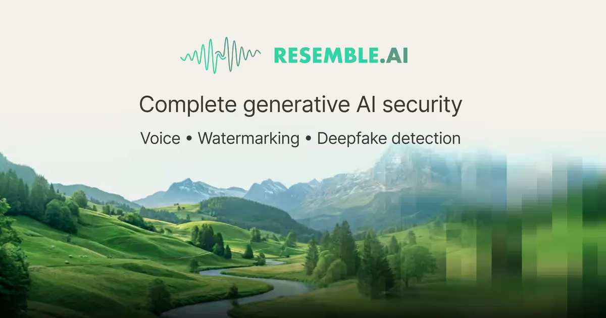 Resemble AI banner