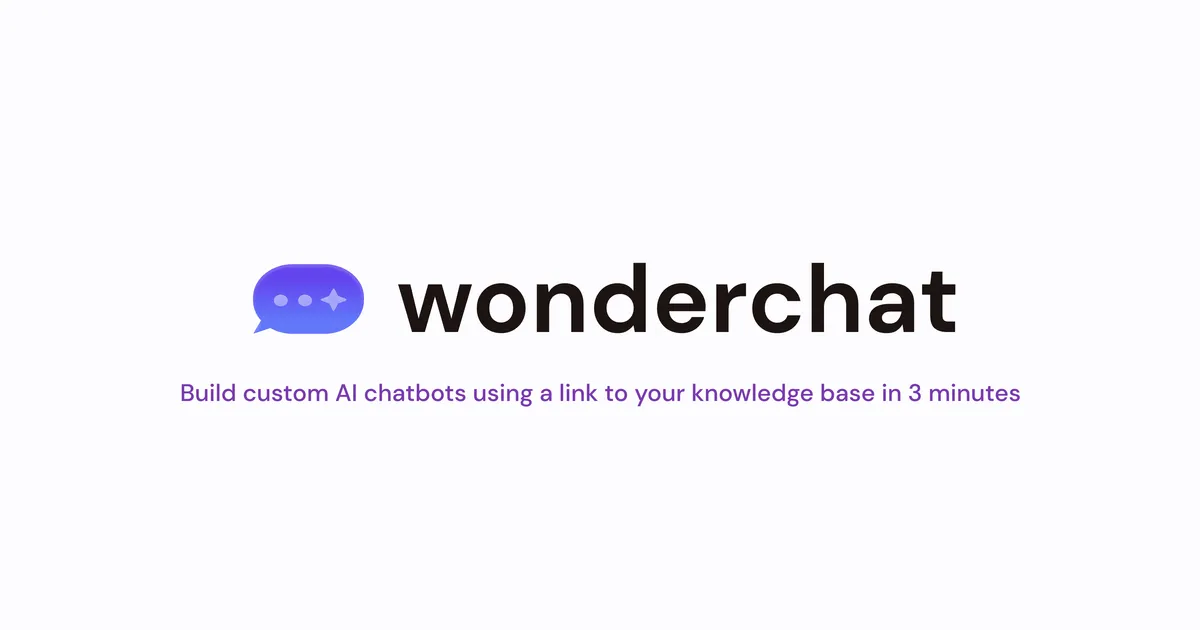 Wonderchat banner