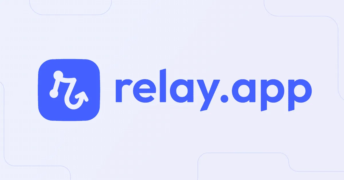 Relay.app banner