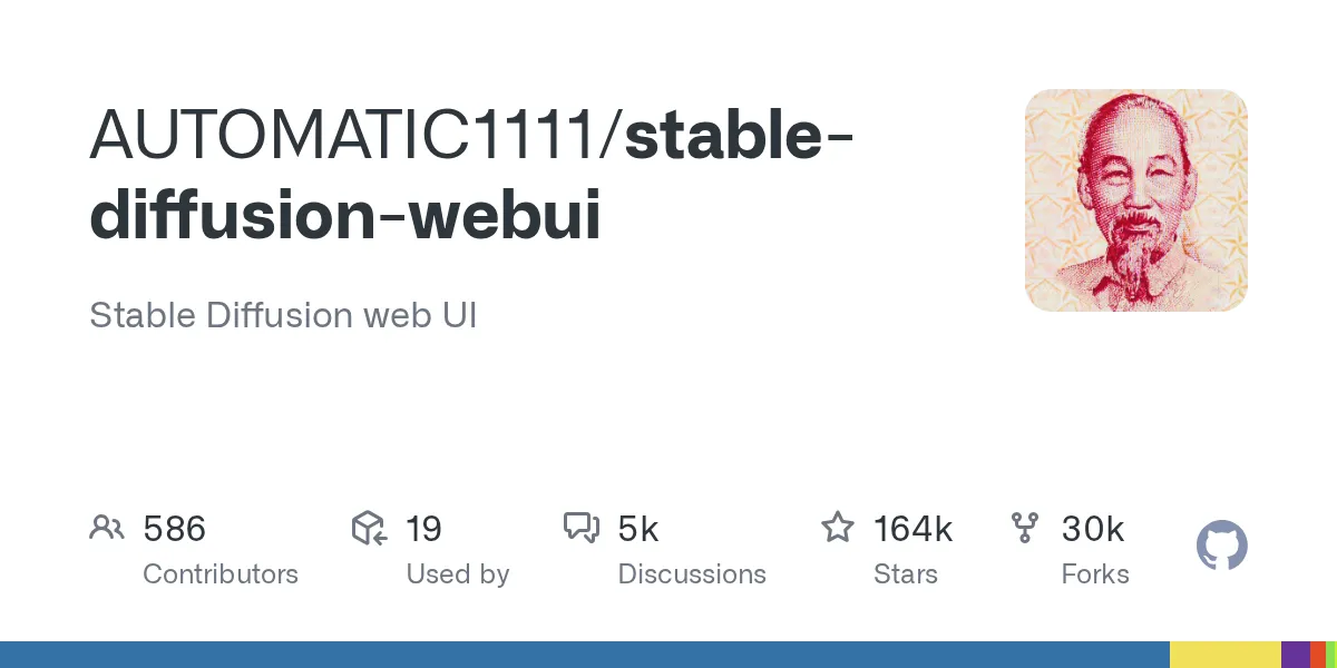 AUTOMATIC1111 banner AUTOMATIC1111 banner