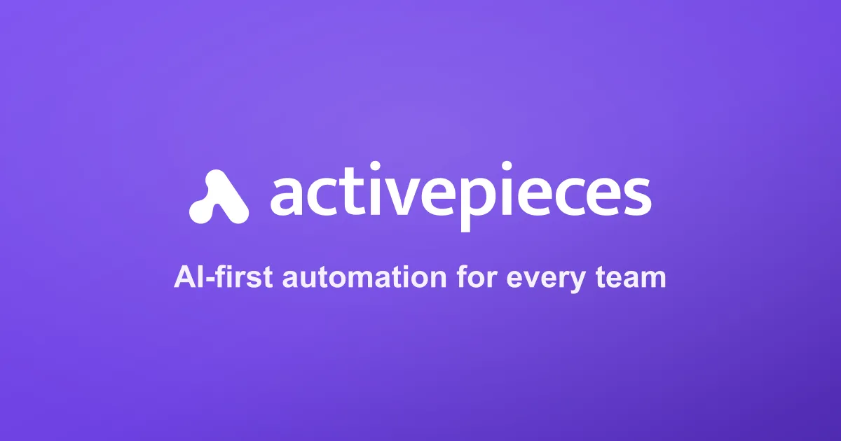 Activepieces banner Activepieces banner